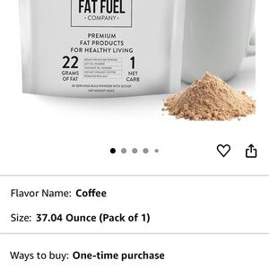 Fat Fuel Company Coffee Powder